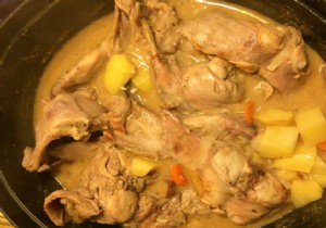 Rabbit with Mustard Sauce: Easy Classic Recipe for 6