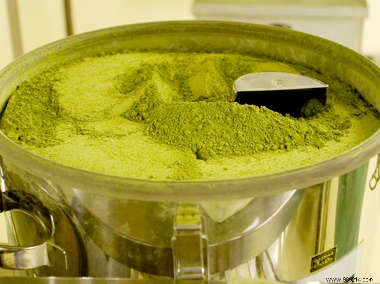 Exquisite Matcha Green Tea Cake with Candied Ginger