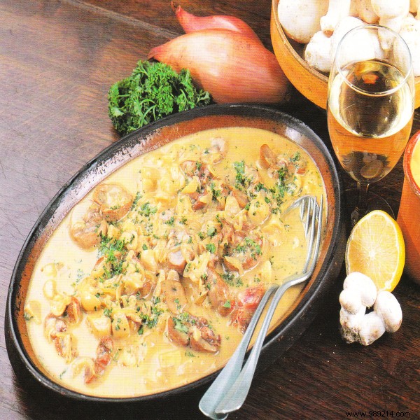 Classic Burgundy Veal Kidneys in Creamy Mustard Sauce