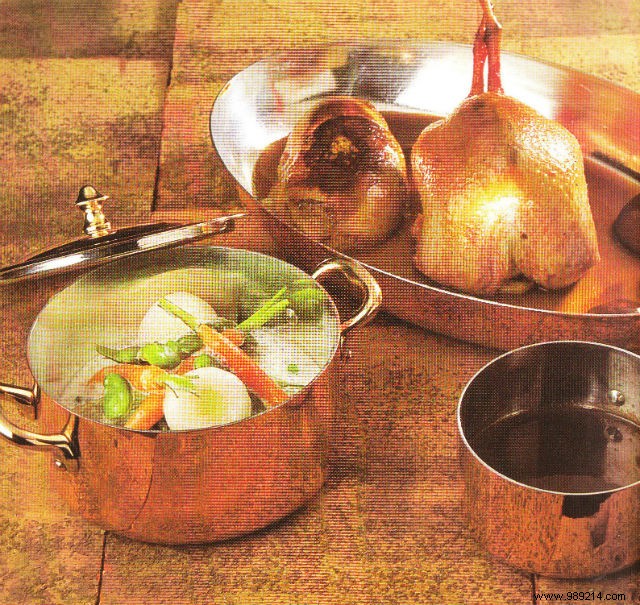 Exquisite Pigeon with Creamy Vegetables and Roasted Duck Foie Gras