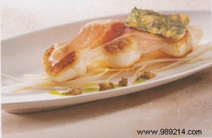 Scallop Fricassee with Pata Negra Bellota Ham: Exquisite Gourmet Recipe