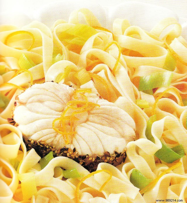 Succulent Monkfish Medallions with Zesty Oranges and Ginger