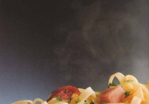 Pan-Fried Alsatian Egg Noodles with Ham and Sausage: Chef Hubert s Quick Recipe