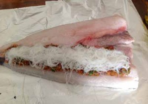 Barbecued Stuffed Hake en Papillote: A Chef s Seafood Masterpiece