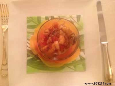 Marinated Cuttlefish and Prawn Verrines: Fresh Seafood Appetizer