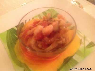 Marinated Cuttlefish and Prawn Verrines: Fresh Seafood Appetizer