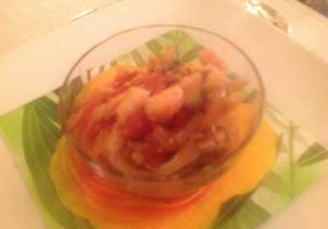 Marinated Cuttlefish and Prawn Verrines: Fresh Seafood Appetizer