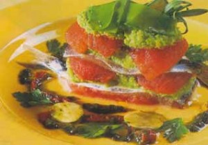 Gourmet Millefeuille: Marinated Sardines with Crunchy Snow Peas