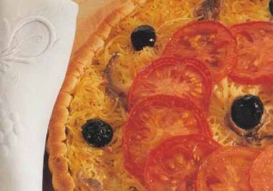 Vermicelli Pie Recipe: Crispy Shortcrust Tart with Cheesy Pasta, Olives & Anchovies (Serves 6)