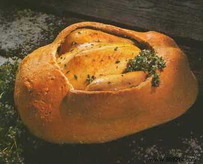 Exquisite Bare-Neck Free-Range Chicken in Sea Salt and Thyme Crust