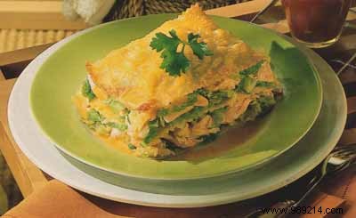 Gourmet Fresh Salmon Lasagna with Kale and Parmesan