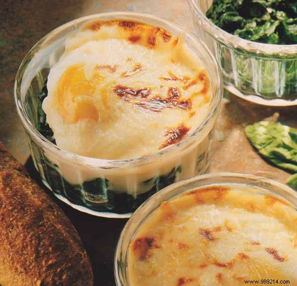 Classic Eggs Florentine with Aged Comté Cheese