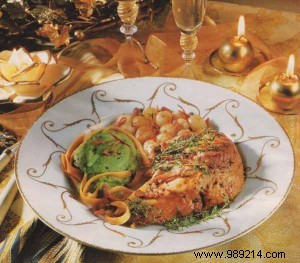 Roasted Pheasant with Silky Pea Cream and Black Pork Ham