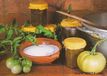 Authentic Green Tomato Jam: A French Regional Preserve Recipe