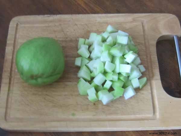 Grilled Veal Kidney Skewers with Brive Violet Mustard and Foamy Chayote Brunoise