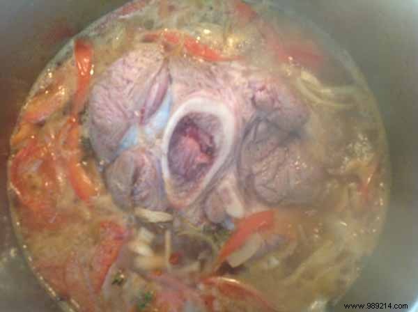 Tender Braised Veal Shank with Hearty Lentils and Muscadet Wine