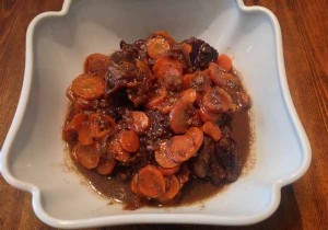 Hearty Beef Chuck Stew with Carrots, Ginger, and Indian Curry