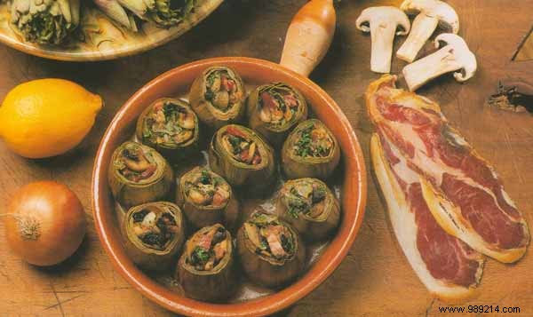 Elegant Artichoke Bottoms Stuffed with Silky Salmon Mousse