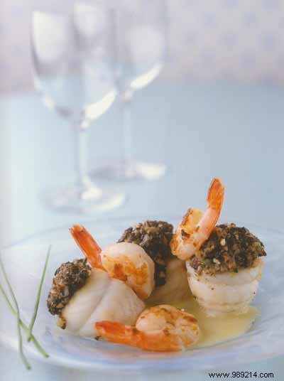 Prawn-Stuffed Sole Fillets: Exquisite Seafood Recipe from Ducasse s Kitchen