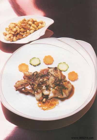 Pan-Seared John Dory Fillets with Thyme-Blueberry Sauce and Crispy Zucchini