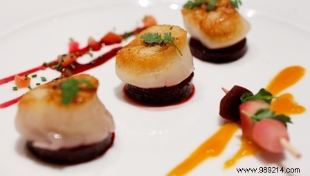Seared Scallops with Spiced Roasted Beets – Chef Hubert s Gourmet Recipe