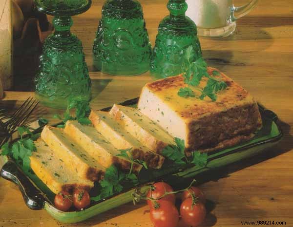 Exquisite Egg Cake with Fine Herbs and Comté Cheese