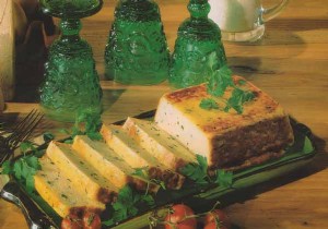 Exquisite Egg Cake with Fine Herbs and Comté Cheese