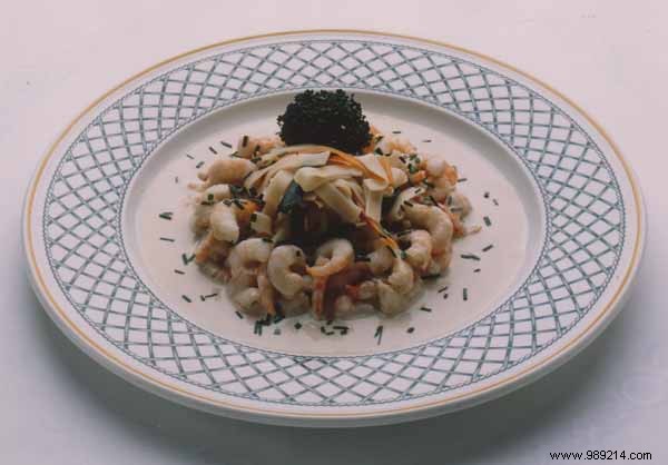 Chef Hubert s Prawn and Lasagnette Salad with Gazpacho Dressing