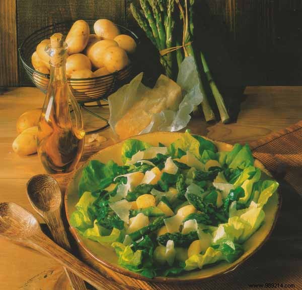 Authentic Tuscan Salad with Truffle Oil: Asparagus and Potato Recipe