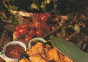 Authentic Free-Range Chicken Fricassee with Olives, Tapenade, and Espelette Pepper