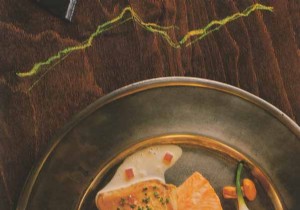 Pan-Fried Salmon Escalopes and Goose Foie Gras with Chanterelle Mushrooms