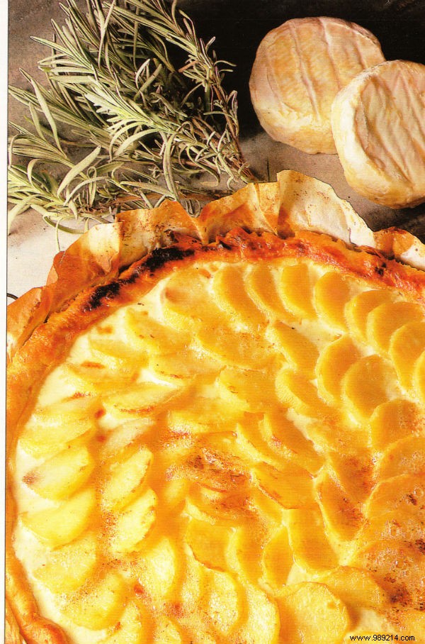 Classic Parmentière Tart with Authentic Rocamadour Cabécou Cheese