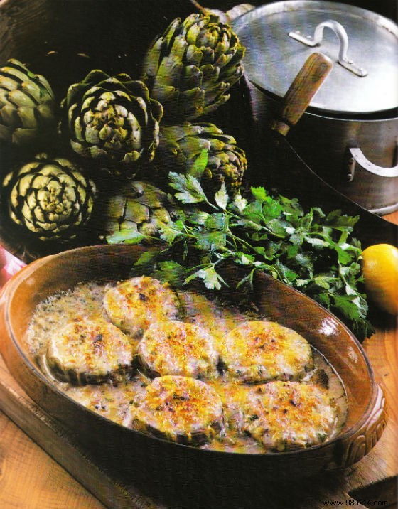 Authentic Artichoke Bottoms Au Gratin: Traditional Savoie-Dauphiné Recipe