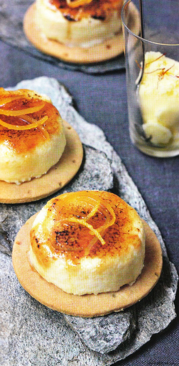 Elegant Palets with Creamy Sheep s Cheese and Candied Orange Zest