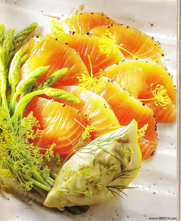 Dill-Marinated Salmon with Creamy Mustard Sauce Recipe