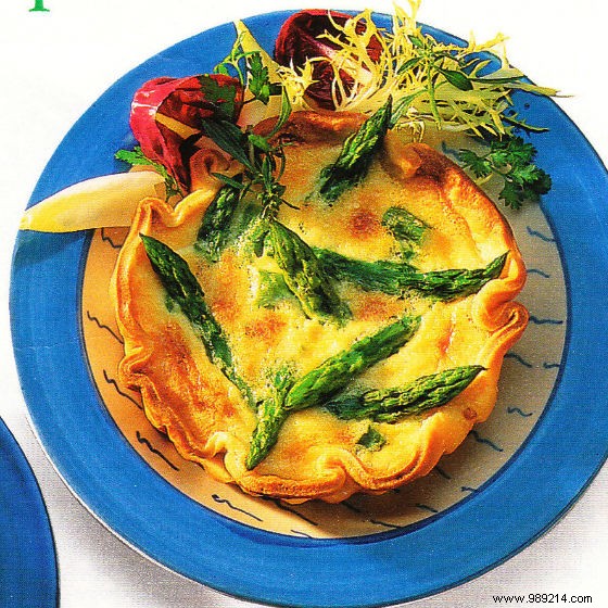 Asparagus and Parmesan Quiche: Chef Hubert s Easy Recipe for 4