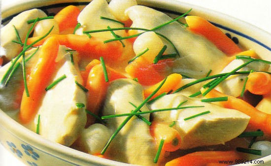Hearty Turkey Stew with Baby Onions and Tender Carrots