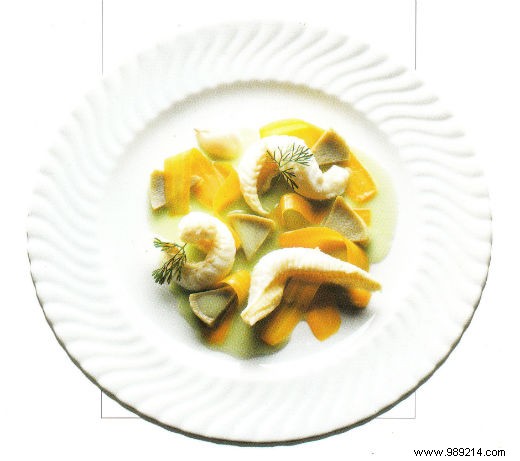 Elegant Fillets of Sole with Artichokes and Coriander Sauce