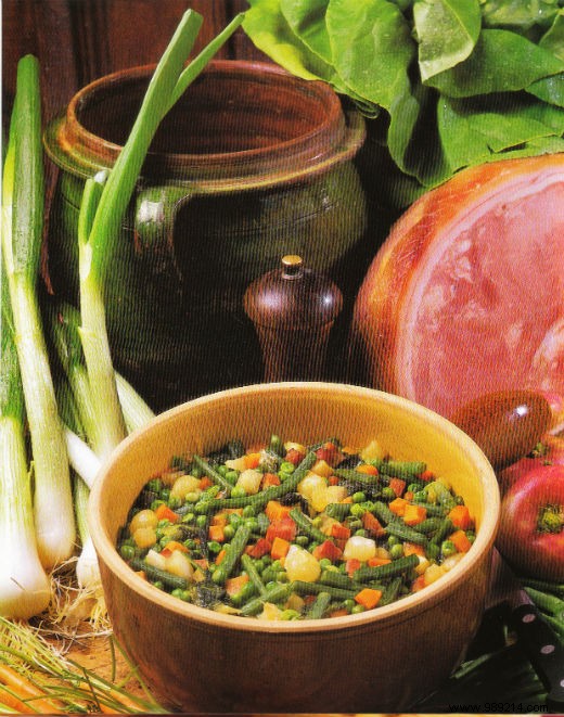 Authentic Spring Vegetable Casserole from Touraine: Traditional French Recipe for 6