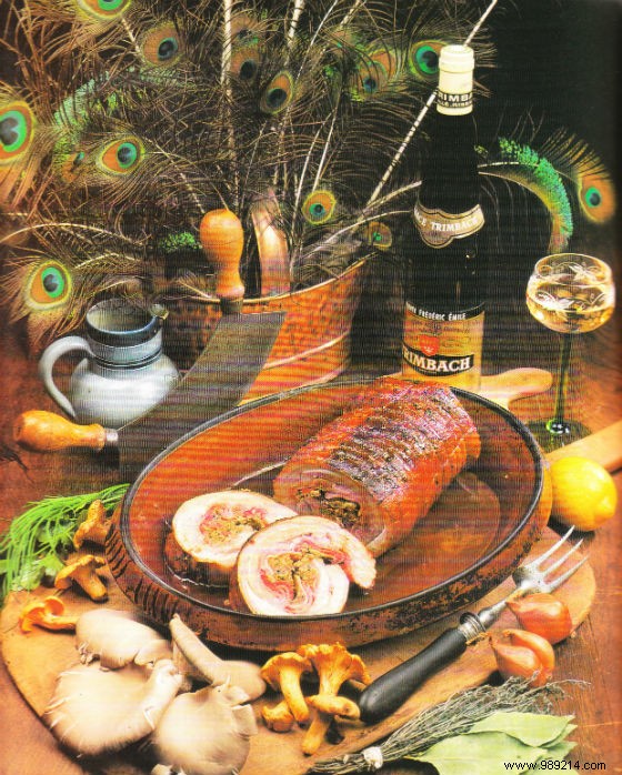 Authentic Stuffed Veal Breast with Mushroom-Herb Filling