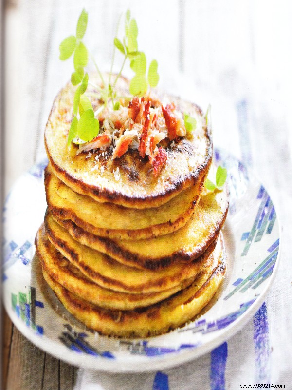 Crispy Potato and Crab Pancakes: Elegant Recipe from REGAL Magazine