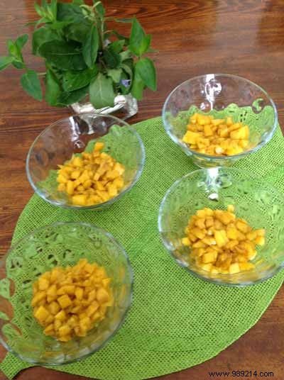 Chef Hubert s Exquisite Mango Panna Cotta with Vanilla Sugar and Lemon Balm