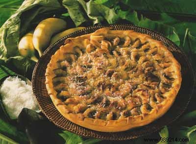 Exotic Banana Coconut Pie Recipe for 6