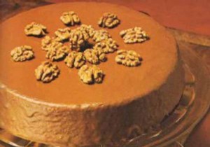 Classic Grenoble Coffee Cake: Traditional French Walnut Cake with Coffee Glaze