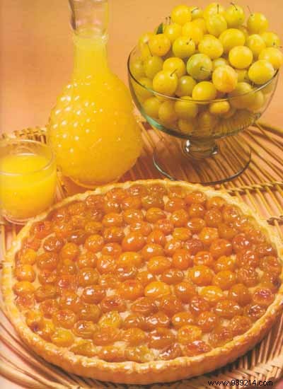 Authentic Mirabelle Plum and Almond Tart Recipe