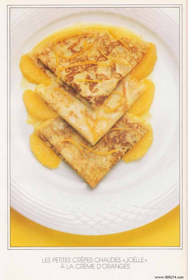 Joëlle s Hot Pancakes with Luxurious Orange Cream Filling