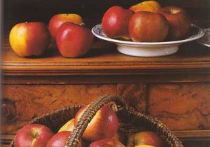 Elegant Chilled Granny Smith Apple Soufflé with Caramel and Hazelnuts