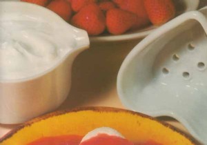 Cream Hearts: Elegant Chilled Dessert with Strawberry Syrup