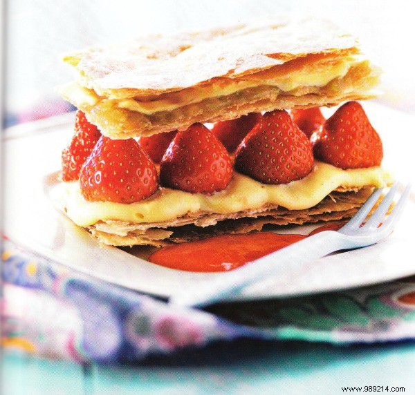Strawberry and Rhubarb Mille-Feuille: Pierre Hermé s Exquisite Recipe