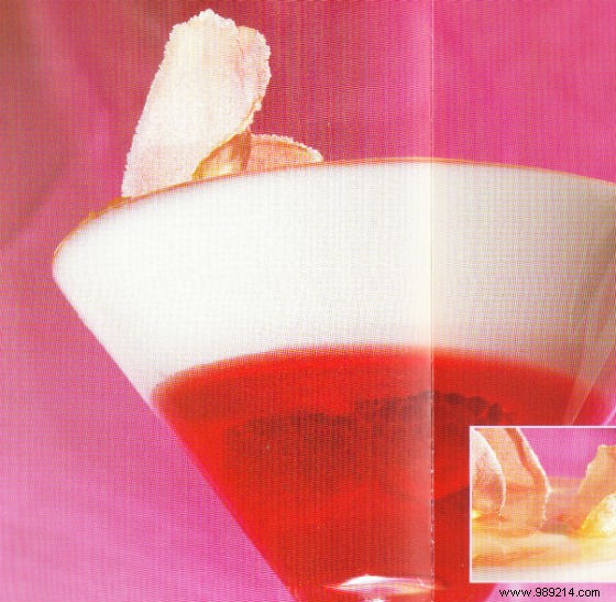 Exquisite Rose Zephyr with Hibiscus Jelly and Mascarpone Mousse